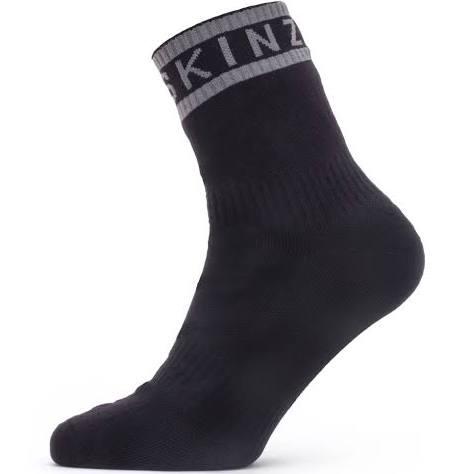 Sealskinz Waterproof Warm Weather Ankle Length Hydrostop Socks Black/Grey