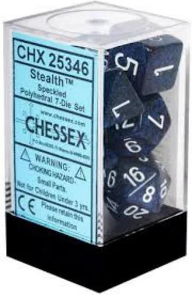 Chessex Polyhedral 7-Die Set Speckled Stealth