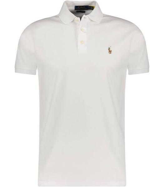 Polo Ralph Lauren Cotton Custom-fit Polo Shirt - White - L