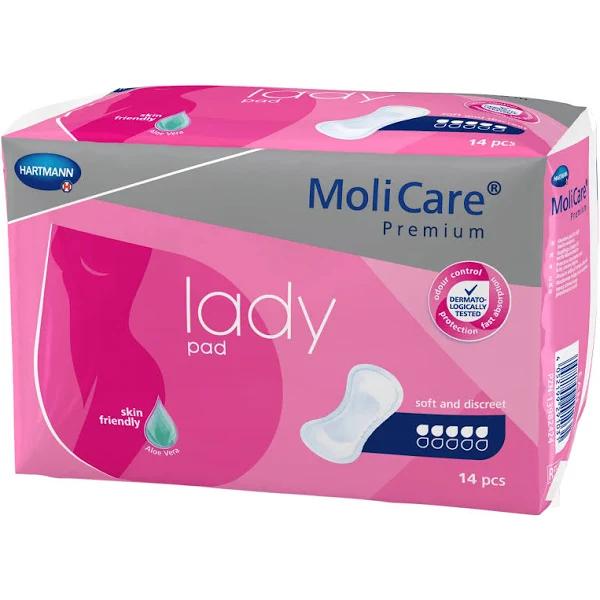 MoliCare Lady Premium 5 Drops Pad 14 Pack