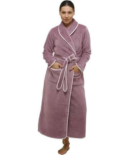 Satin Trim Robe - Dressing Gowns - Yuu