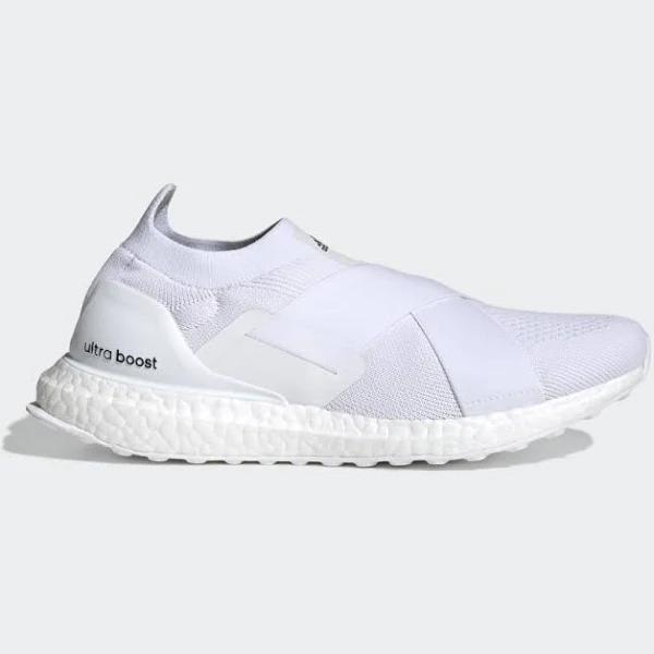 Adidas Ultraboost Slip-on DNA Shoes - Size 7 - Cloud White/Cloud White/Acid O