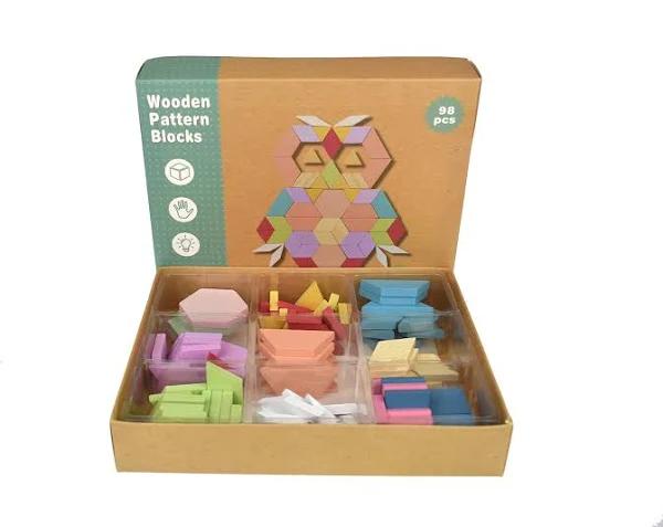 Kaper Kidz - Calm & Breezy Wooden Pattern Blocks