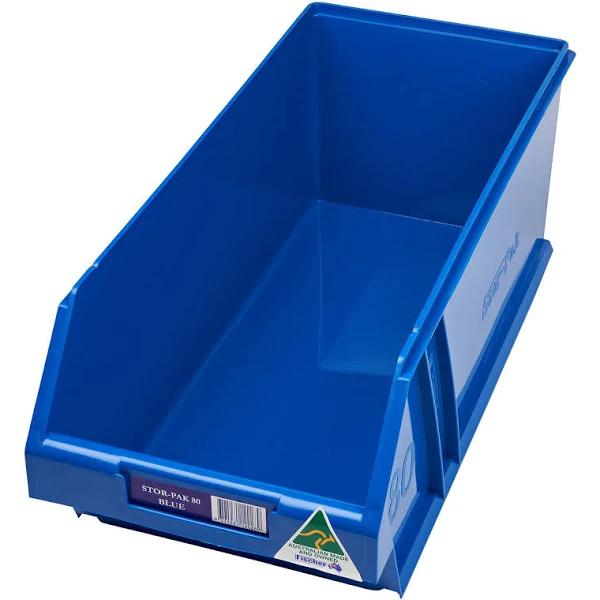 Fischer Plastics Stor-Pak 80 Blue Bin and Container 8L