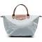 Longchamp - Medium Le Pliage Original Tote Bag - Women - Polyamide/Calf Leather - One Size - Grey