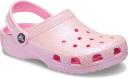 Crocs Kids Pink Classic Glitter Clogs