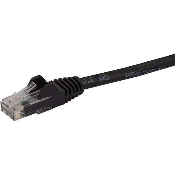 StarTech 0.5m Black Snagless Cat6 UTP Patch Cable