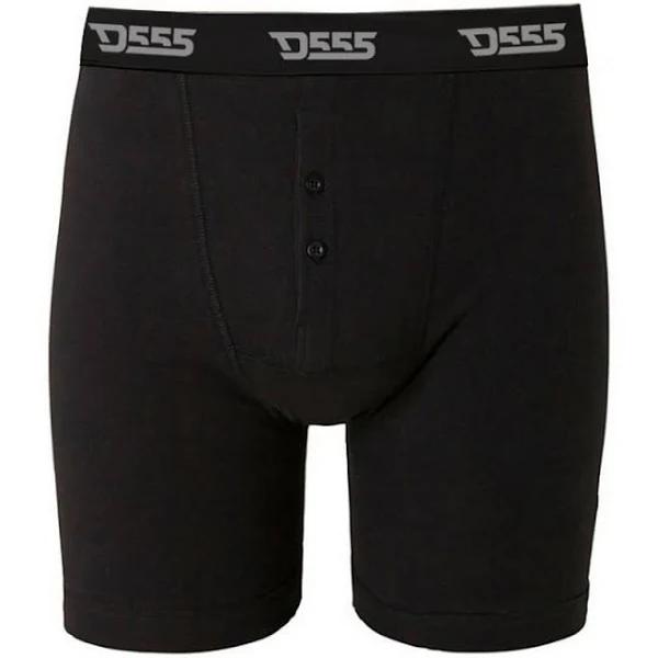 Duke Mens D555 Driver 2 Boxer Shorts (Pack of 3) Black 6XL Cotton Mens Boxer Shorts