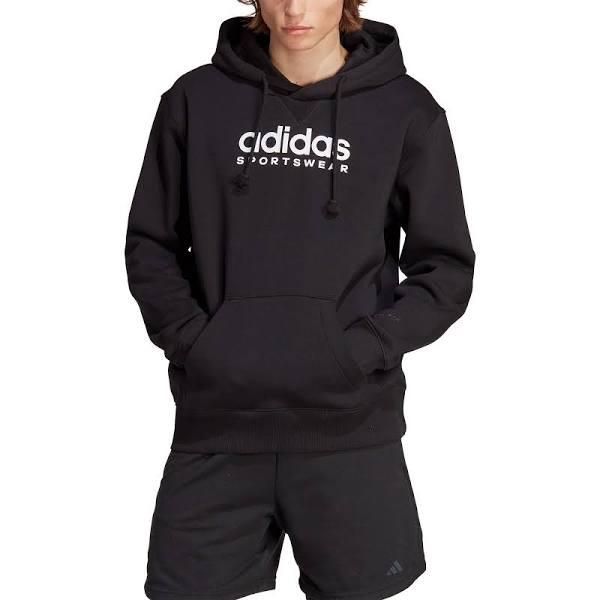 adidas-ALL SZN Fleece Graphic Hoodie-Men-Black-S