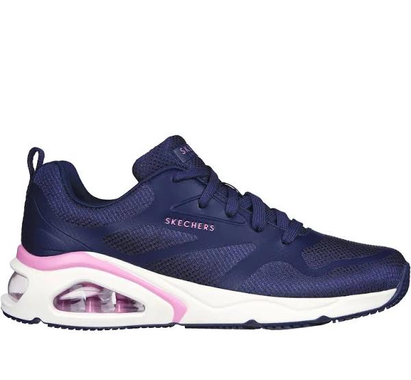 Skechers Womens Tres Air Uno Revolution Airy Comfortable Shoes - Navy - 9 US or 26 CMS