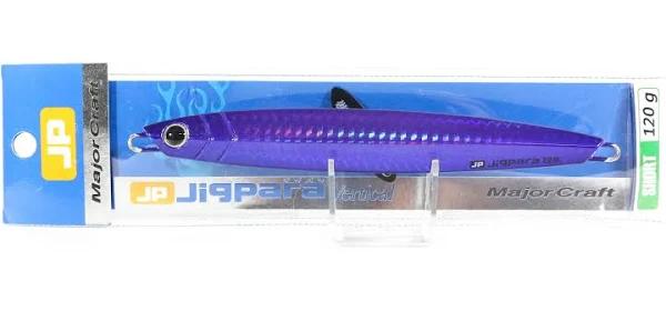 Major Craft Jigpara Vertical Jig Short 120g #23 Purple Hairtail Color