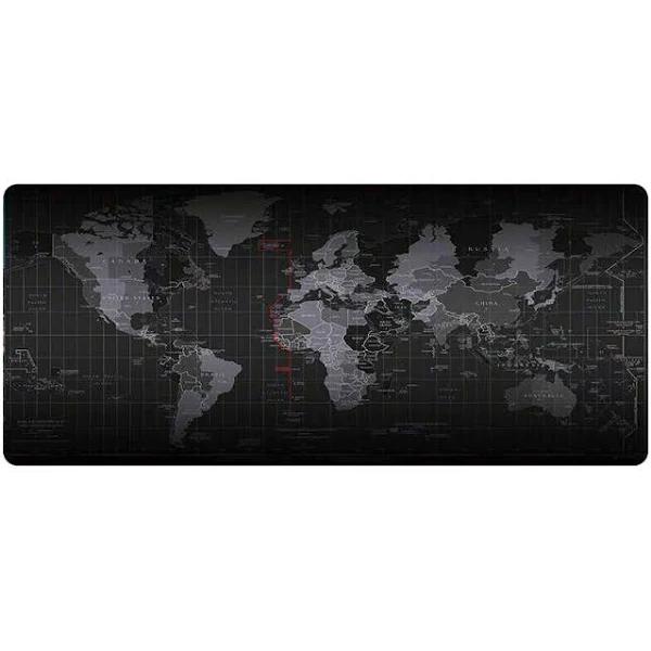 Dis Technology - 90 x 40cm Large World Map Mousepad Game Laptop Computer Keyboard Mouse Pad Mat - AfterPay & zipPay Available