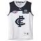 Carlton Blues 2024 Kids Away Guernsey White M