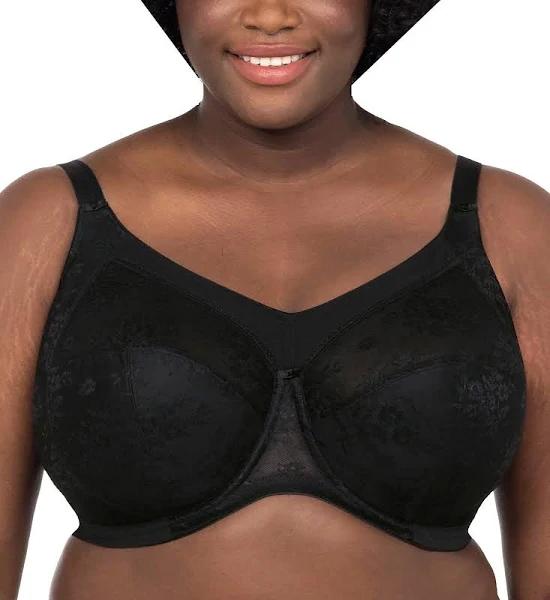 Goddess Verity Underwired Full Cup Bra - Black - 24HH Black