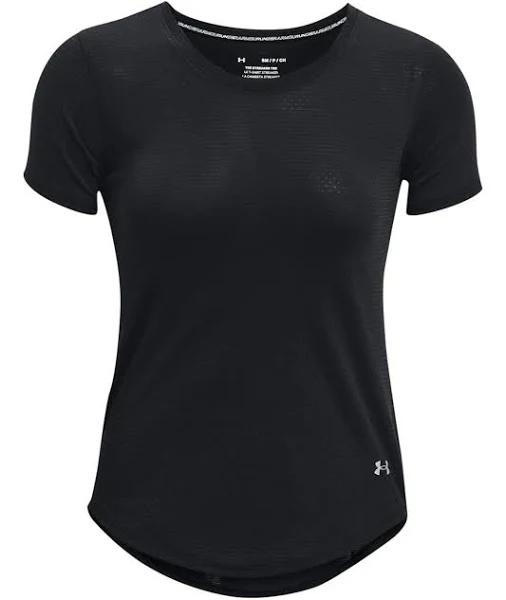 Under Armour Streaker Short Sleeve T Shirt Black Women - XL