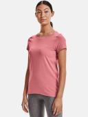 Under Armour Women's HeatGear Armour Short Sleeve Pink MD