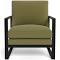 Cubist Fabric Occasional Armchair Moss by Freedom