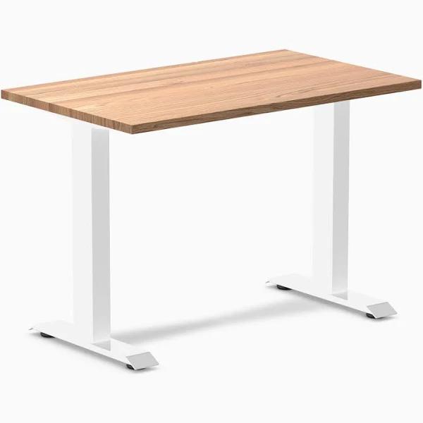 Desky Zero Mini Hardwood Office Desk - Red Oak