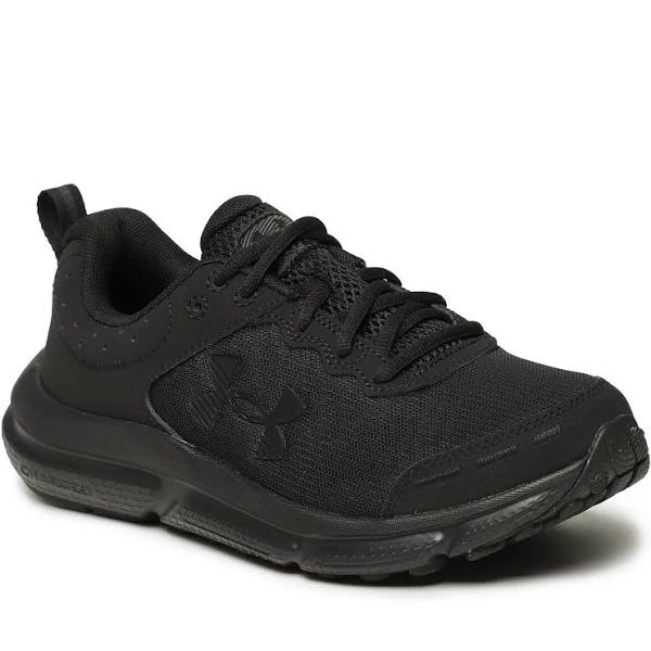 Under Armour Charged Assert 10 Shoes Black White - 41