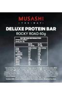 Musashi Deluxe Protein Bar Choc Caramel Brownie Box 12 x 60g