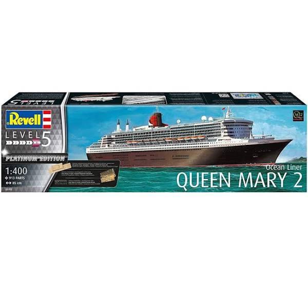 Revell 1/400 Ocean Liner Queen Mary 2 (Platinum Edition)