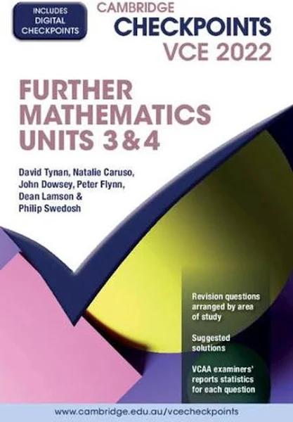 Cambridge Checkpoints VCE Further Mathematics Units 3&4 by David Tynan