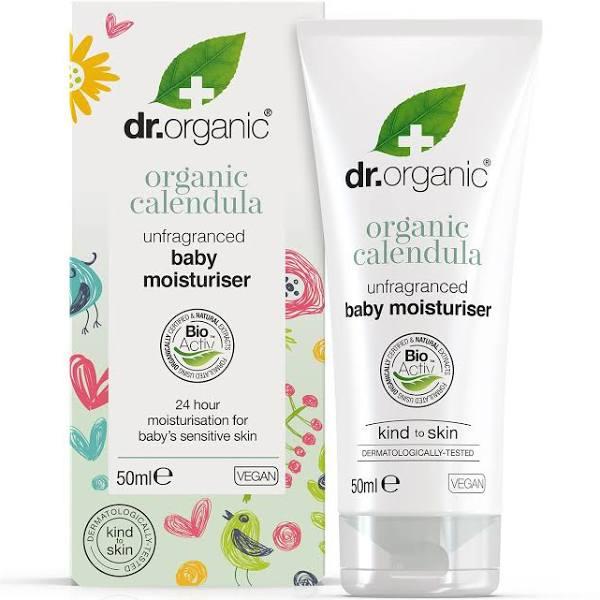 Dr Organic Unfragranced Baby Moisturiser Organic Calendula 50ml