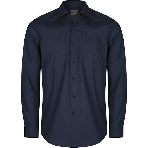 Gloweave Career Mens Premium Poplin Long Sleeve Shirt - 1272L Navy / 46