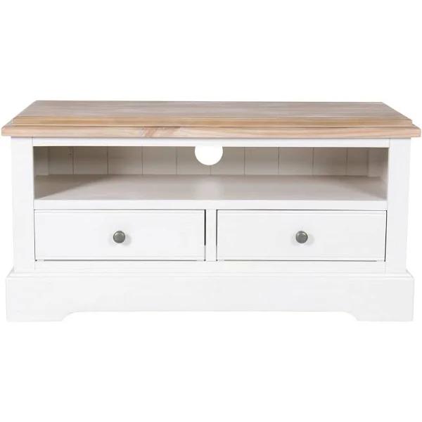 Clover Small TV Unit | Vintage White | Living | Early Settler Furniture