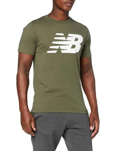 New Balance | Mens Classic NB Tee (Army Green/White) XL