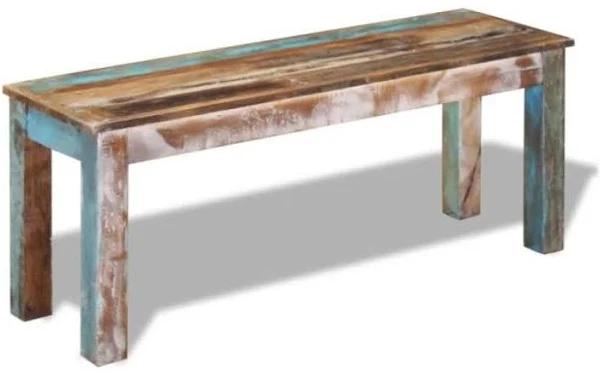 vidaXL Bench Solid Reclaimed Wood 110x35x45 cm