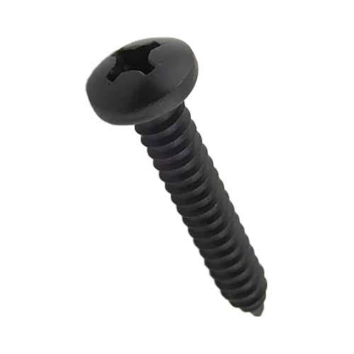 No. 2-32 x 1/2" Ph Pan Head Self Tapper Screw Zinc Black - Box of 1000