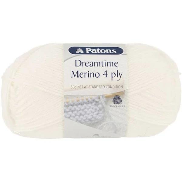 Patons Dreamtime 4 Ply - 0051 Cream