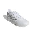 adidas-Copa Pure II League Firm Ground Boots-Unisex-Cloud White / Cloud White / Silver Metallic-M 13 / W 14