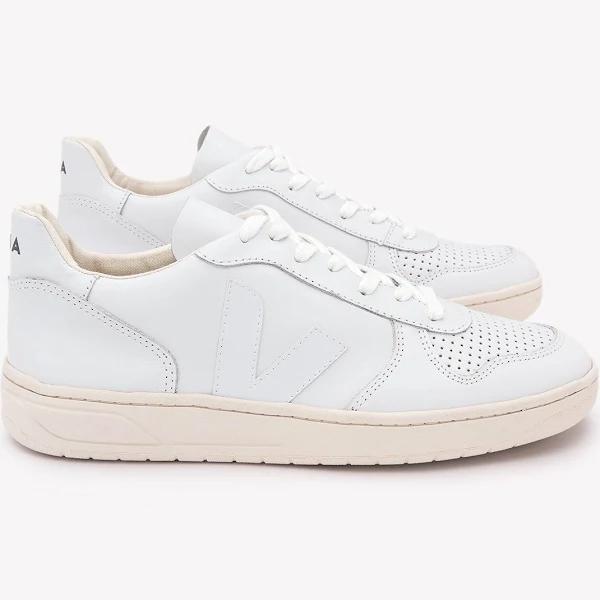 Veja - V-10 Leather Sneakers, White