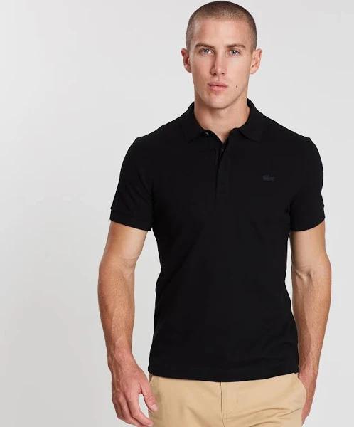 Lacoste Paris Stretch Polo Black S