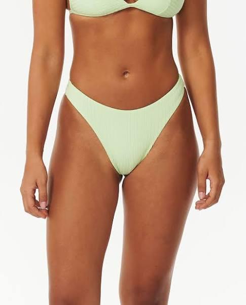 Rip Curl Premium Hi Leg Skimpy Bottom. Light Green Size XXS