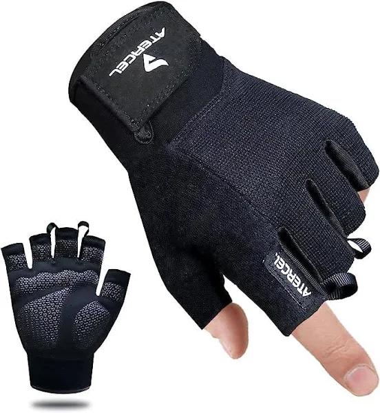 Atercel Workout Gloves, Best Exercise Gloves for Crossfit, Cycling, Gym, Training, Breathable & Snug Fit, for Men & Women