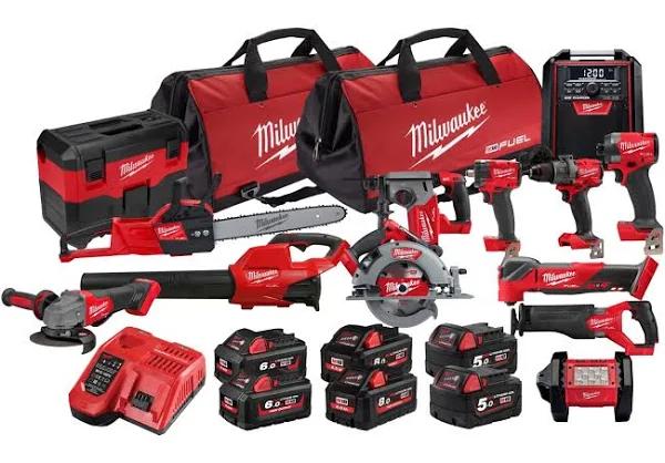 Milwaukee Fuel 13 Piece 18V Combo - M18FPP13A35686B - Tool Kit Depot