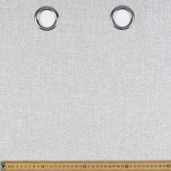 Gummerson Neutrals Blockout Eyelet Cut, Hem & Hang Curtain Fabric