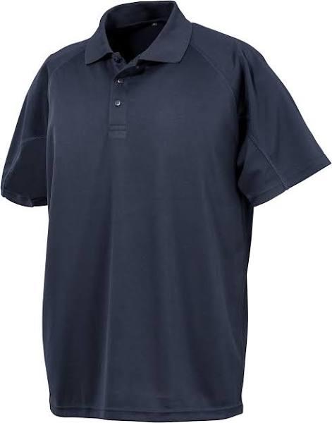 Spiro Unisex Adults Impact Performance Aircool Polo Shirt Navy 5XL