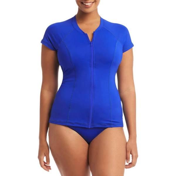 Eco Essentials Short Sleeve Rash Vest | Cobalt | 14 | Sea Level Swim Australia