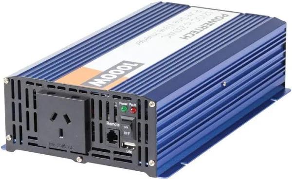 Powertech 12VDC To 230VAC Pure Sine Wave Inverter 1000W