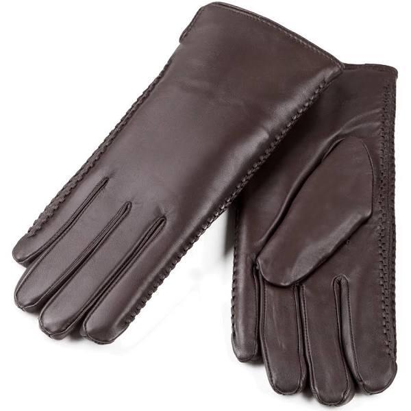 UGG Ladies Nappa Glove Dark Chocolate / L