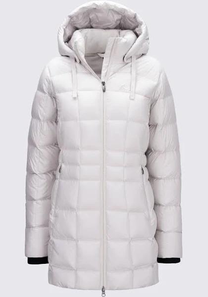 Macpac Womens Aurora V4 Down Coat Stone 16 @ Rebel Active