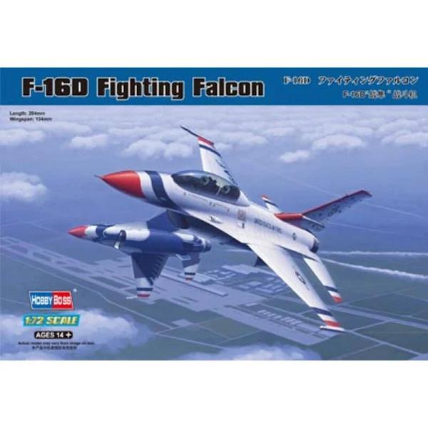 Hobbyboss 1/72 F-16D Fighting Falcon Plastic Model Kit [80275]