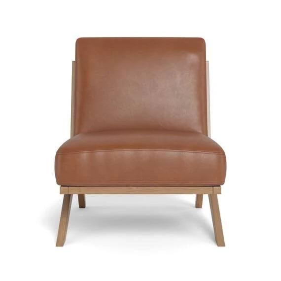 Palm Springs Leather Armchair Nutmeg by Freedom