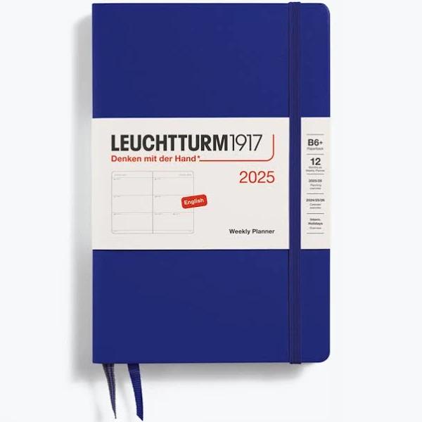 Leuchtturm1917 - 2025 Diary - Weekly Planner - B6+ - Ink