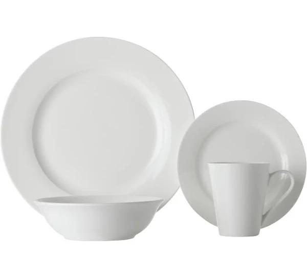 Maxwell & Williams White Basics Cosmopolitan Rim Dinner Set