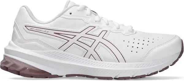 ASICS Women's GT-1000 Leather 2 (D Wide) - White/Pale Pink 10.5